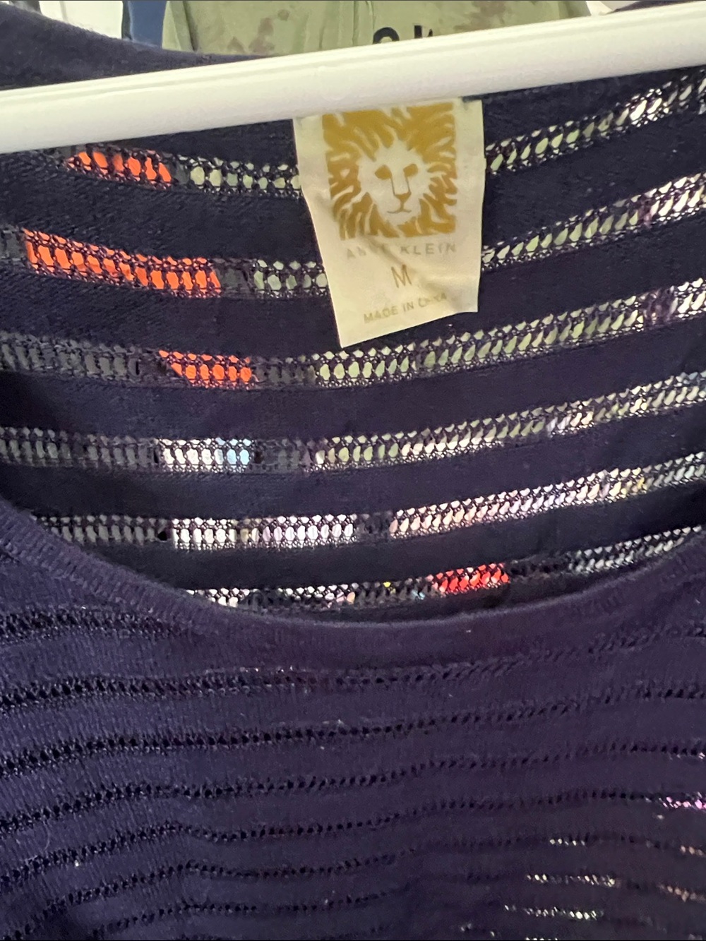 blue top nwt